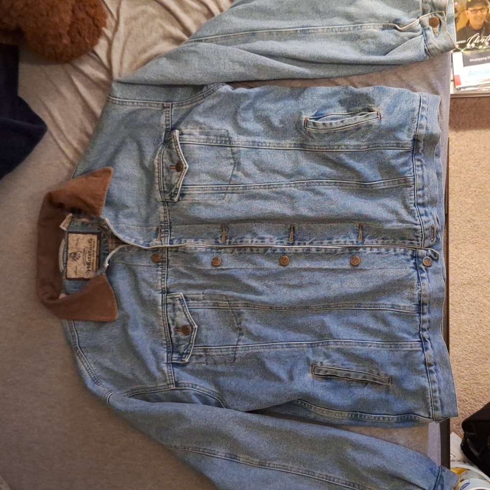 Legendary Whitetails Men's Lined Denim Jacket size XLT